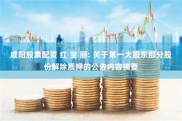 咸阳股票配资 红 宝 丽: 关于第一大股东部分股份解除质押的公告内容摘要